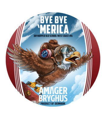 Amager Bryghus - Bye Bye 'Merica (collab HaandBryggeriet) - 30L keg