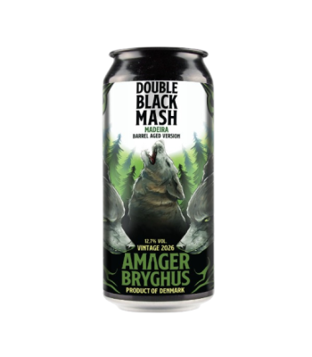 Amager Bryghus - Double Black Mash (2026) Madeira - 440ml can