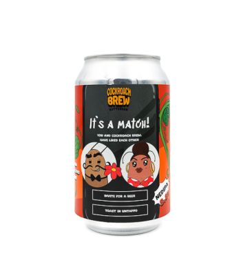 Cockroach Brew - It's a Match! - 330ml can