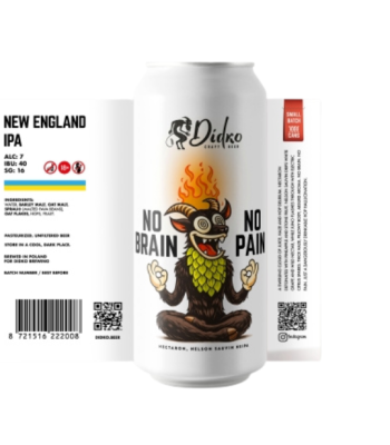 Didko - No Brain, No Pain - 500ml can