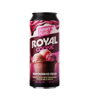 Funky Fluid - Royal Cookie: Neapolitan Ice Cream - 500ml can Funky Fluid - Royal Cookie: Neapolitan Ice Cream - 500ml can