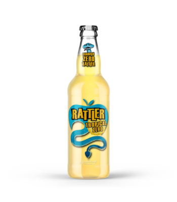 Healeys Cider - Rattler Zero Tropical (alcoholvrij 0,5%) - 500ml bottle