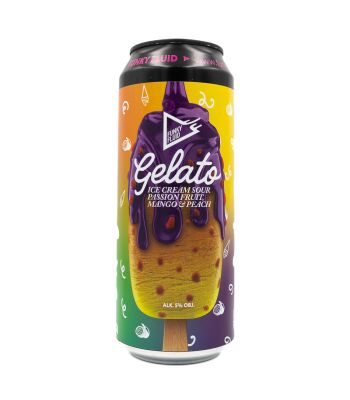 Funky Fluid - Gelato: Passion Fruit, Mango & Peach - 500ml can