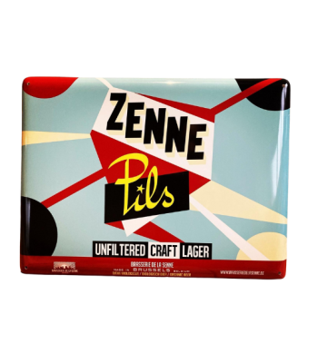 Brasserie de la Senne - Metal Sign Zenne Pils